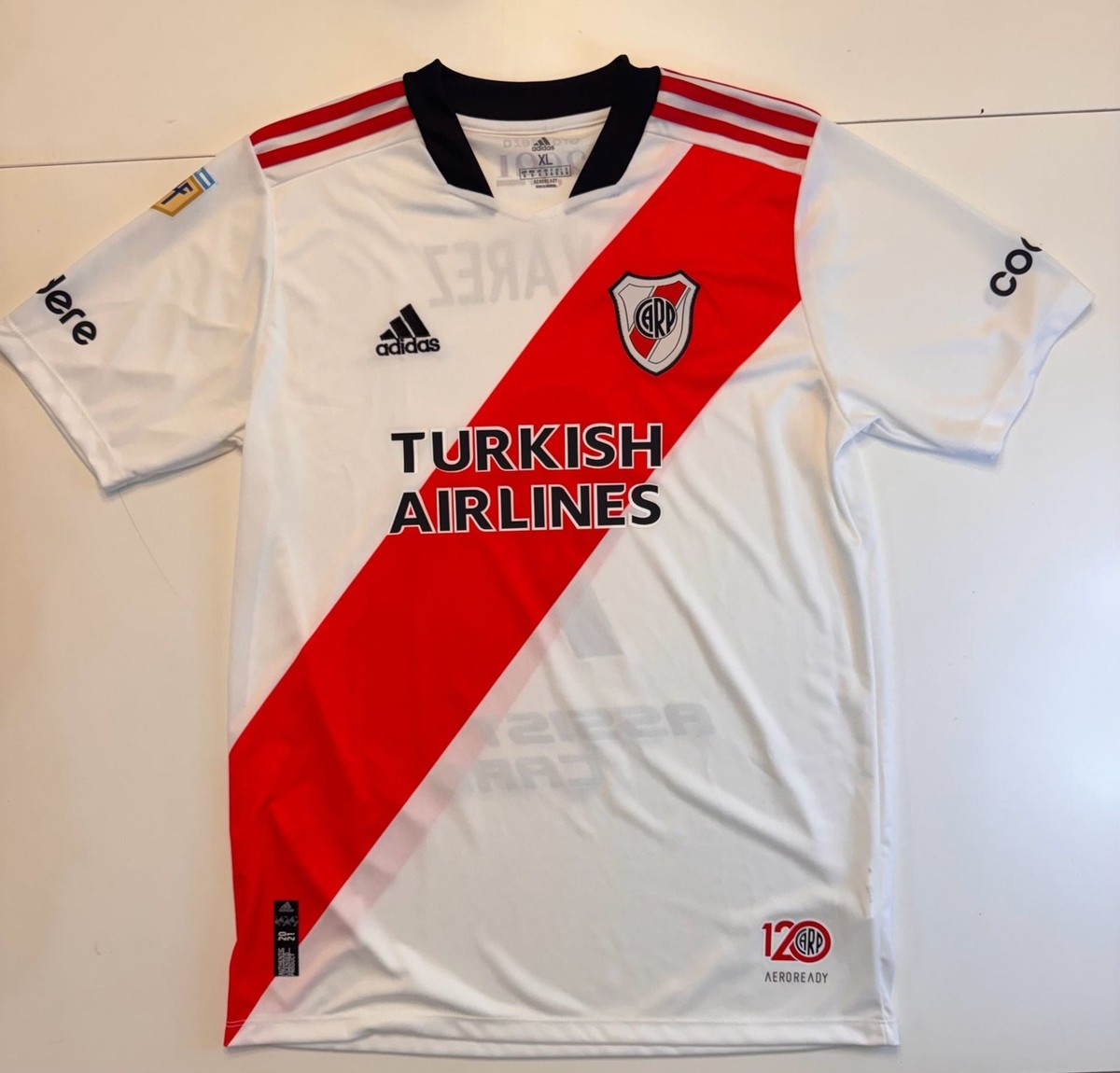 Maillot Extérieur River Plate 2020/21 - Julian Alvarez #9 - Taille XL, Neuf