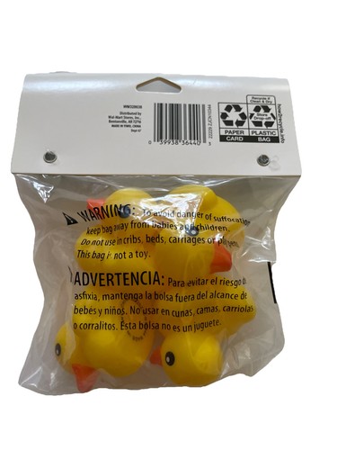 Celebrate Yellow Mini Rubber Ducks Duckies Baby Shower 4 Pack NIB Duck - Picture 3 of 3