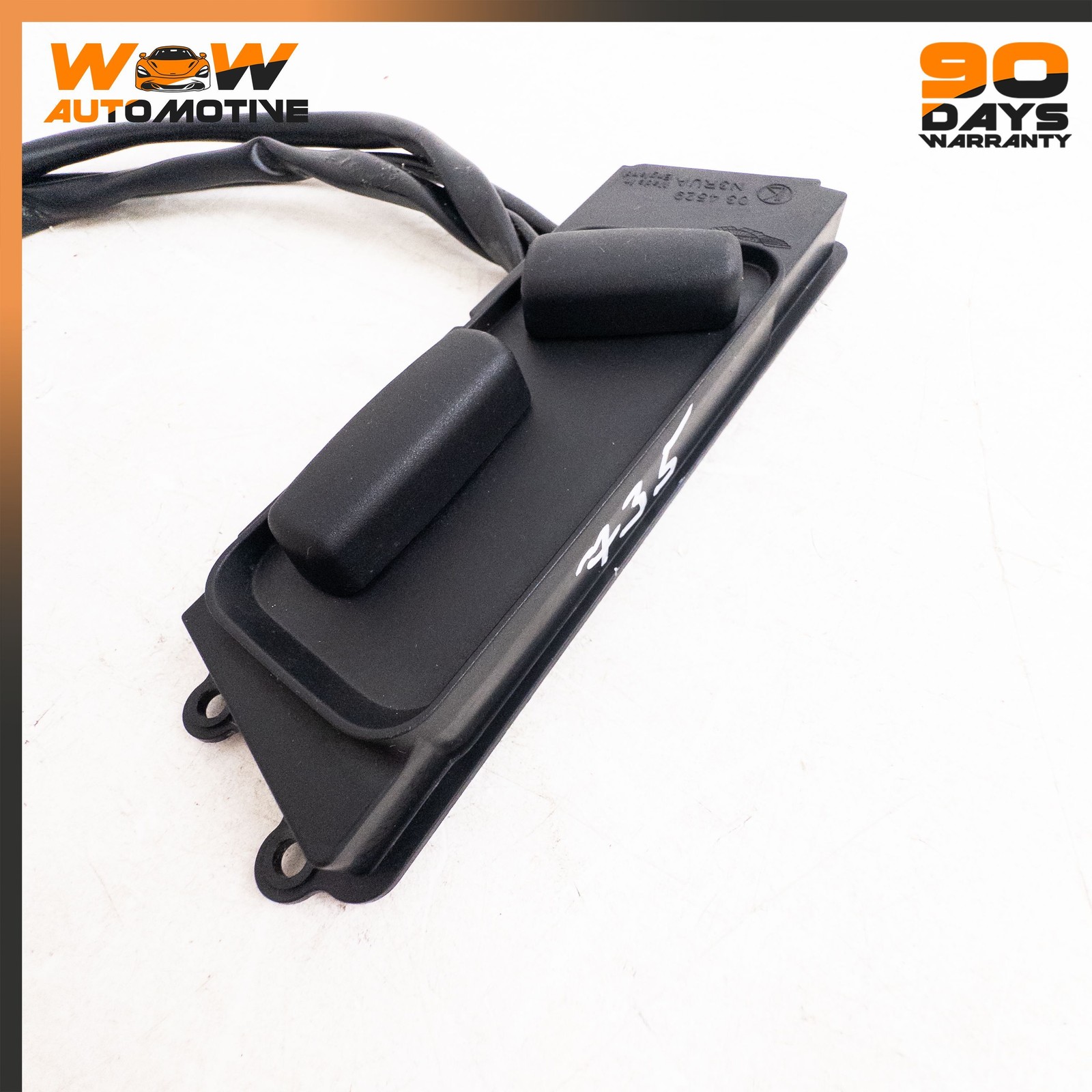 06-16 ASTON MARTIN V8 VANTAGE RIGHT SEAT ADJUST MEMORY CONTROL SWITCH BLACK OEM
