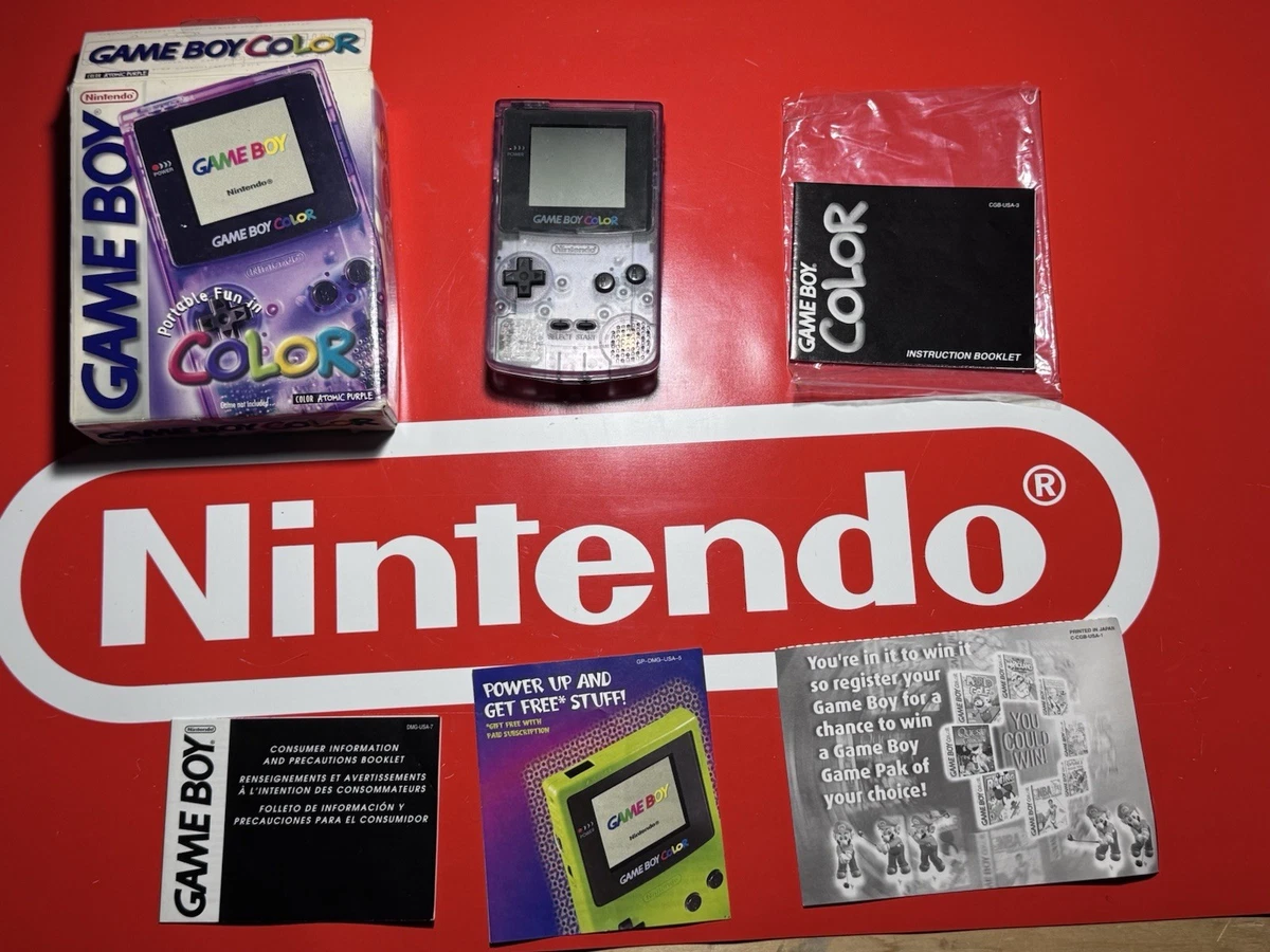 Nintendo Game Boy Color NTSC/U/C Purple Video Consoles for sale | eBay