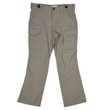 First Tactical Cargo Pants Mens 34x30 Tan Khaki Ripstop Tactical Trousers