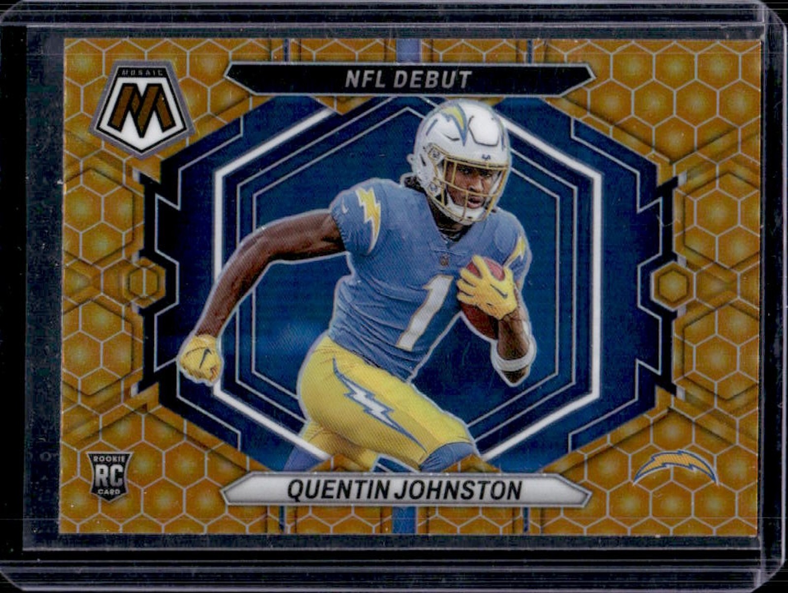 2023 Mosaic Quentin Johnston RC Honeycomb NFL Debut #ND-16 Chargers