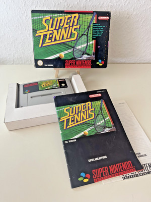 Super Tennis (SNES/Super Nintendo) CIB/Komplett - prima Zustand!