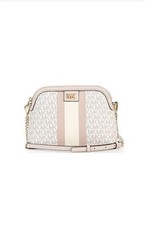 Michael Kors Jet Set Travel Medium Logo Dome Crossbody Van/blush. Tags Still On!