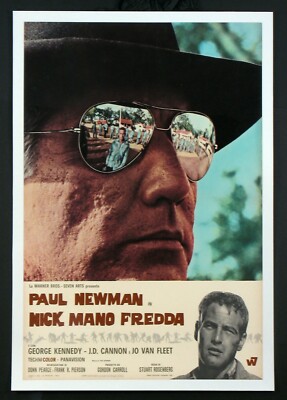 COOL HAND LUKE PAUL NEWMAN BOSS NO EYES 1967 ITALIAN 19x27