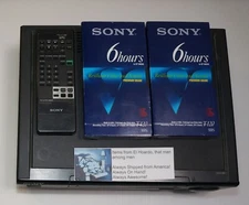 Sony SLV-660HF VCR 4 Head HiFi VHS Video Cassette Recorder Player W/ Remote WOW!