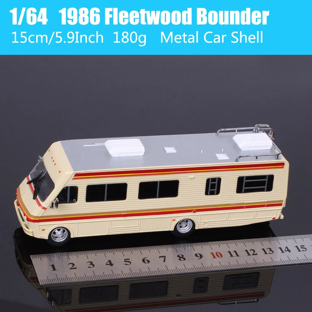 【グリーンライト】1986 Fleetwood Bounder Greenlight 1/64 Scale 1986 Fleetwood Bounder RV Car Model