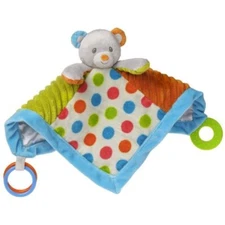 Mary Meyer Baby Plush CONFETTI TEDDY Bear Activity Security Blanket Lovey #41415