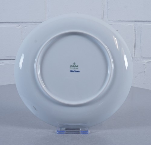 Eschenbach Bavaria Porzellan Speiseteller Menueteller Goldrand Echt Kobalt - Picture 3 of 4