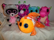 Ty Beanie Boos  24 cm  freie Auswahl Boo Glubschi gro&szlig;e Augen Pl&uuml;sch Neu 2017