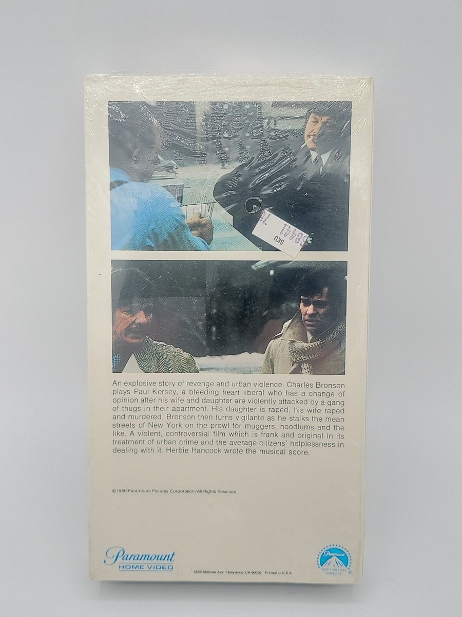 Death Wish (1974 Film)(1980 VHS), Charles Bronson, NEW