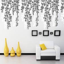Stencils for Wall Painting Cherry Falling Leaf DIY Reusable Stencil 6X24 Inch