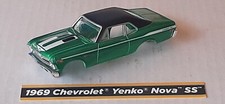 NOS Autoworld 69 Chevrolet Yenko Nova SS Thunderjet HO Slot Car Body Fits Aurora