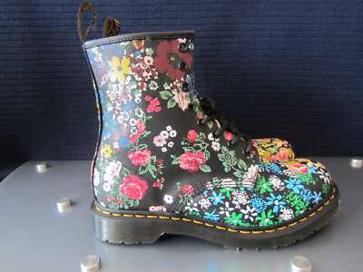 Martens 1460 Pascal Floral Pansy Bloom Vonda Damen  NEU!