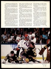 Brent Sutter Autographed 8x11 Magazine Article Photo New York Islanders C