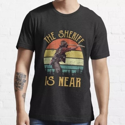 NWT Retro Vintage Blazing Saddles The Sheriff is Near Vintage Unisex T-Shirt