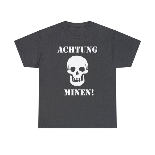 Achtung Minen T-Shirt German Attention Mines - Picture 34 of 49