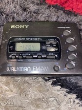 Vintage sony Walkman WM-FX41 Cassette Tape Player Am FM Radio Srf 88 lot tested
