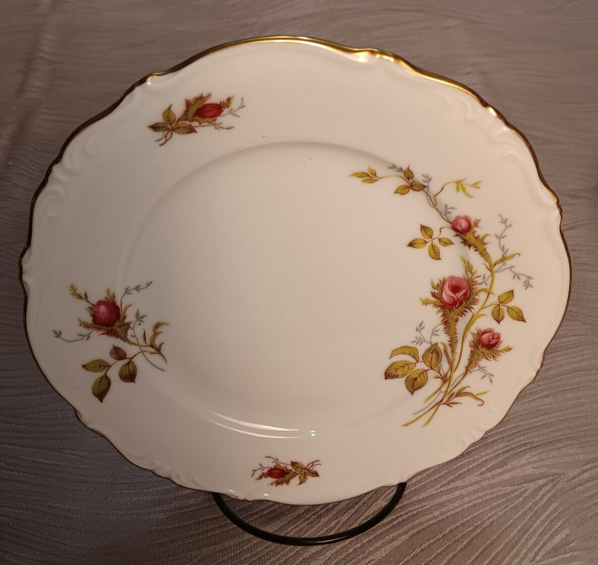 Eschenbach Briar Rose Fine China Bavaria Germany 7.5 in Salad Plate