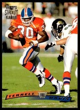 1996 Stadium Club 72 Terrell Davis Denver Broncos Football Card