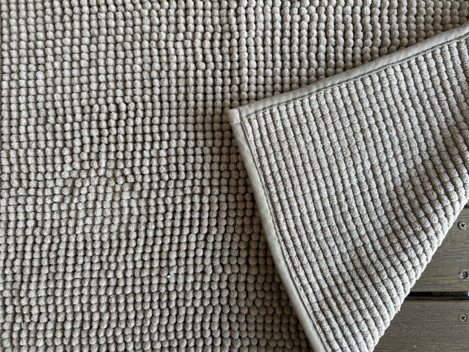 IKEA TOFTBO NonSlip Microfibre Bathroom Bath Mat Bathmat Rug in Beige