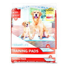 Vibrant Life Training Pads, XL, 26 in X 30 In, 30 Count