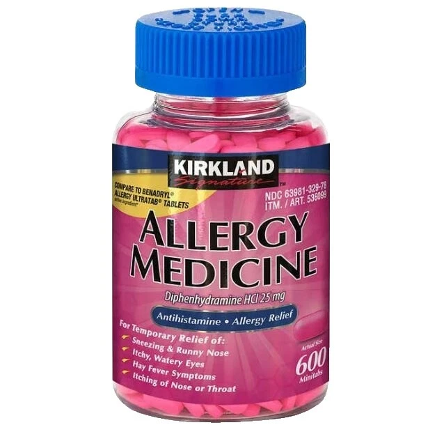 Kirkland Signature comprimidos, comprimidos de Over-the-counter Allergy Medicine