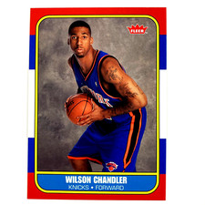 Wilson Chandler 2007-08 Fleer '86-87 Retro Rookies #86R-137 New York Knicks