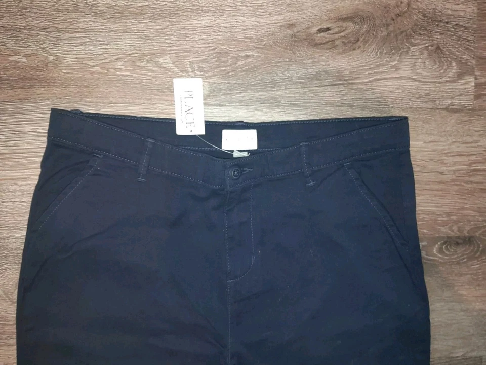The Children’s Place Navy Blue Uniform Pants Kids Size 16P NEW - Image 2 of 4