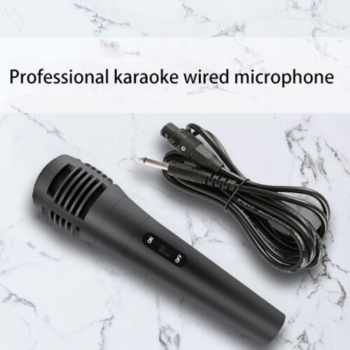 Microfono vocale dinamico cablato professionale 6,35 mm per registrazione karaoke _cu - Foto 1 di 7