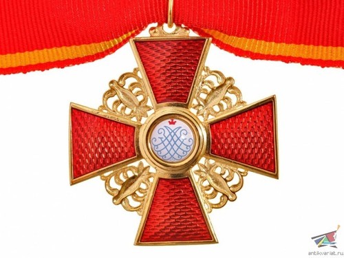 Order of Saint Anna badge 3rd class Cross without swords HQ Replica - Picture 6 of 11