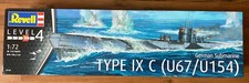 Revell 05166 Deutsches U-Boot Type IX C (U67/U154) 1:72 ungeöffnet