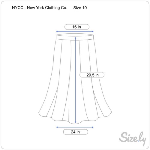 New York & Co NYCC Size 10 Dark Purple Long Paneled Slit A-Line Skirt w/ Buttons - Picture 8 of 8