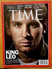 Lionel Messi King Leo TIME Magazine 2012 Football Soccer Calcio NO LABEL