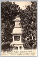 Monument to the Captors of Andree. Tarrytown, New York Postcard