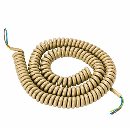 Cavo a spirale a 3 fili, cavo a spirale, cavo elettrico per lampada, cavo (z1q)