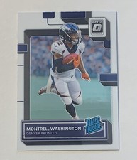 2022 Panini Donruss Optic Montrell Washington Rated Rookie #295 Denver Broncos 