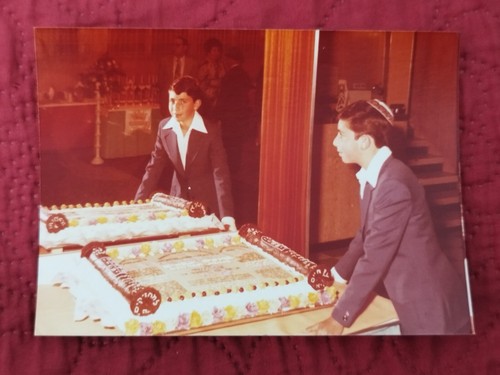 Real Photos Orthodox Jewish Judaica Family Bar Mitzvah Israel 1970s 1990 Era X14 - Picture 13 of 16