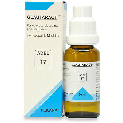 4 X Adel Pekana Adel 17 (Glautaract) (20ml)    WORLD CLASS HOMEOPATHY