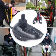 4 Key Black Electric Wheelchair Joystick Controller Waterproof Controller Strong