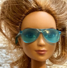 Barbie doll sunglasses shades TRANSLUCENT blue accessory EUC  combined shipping