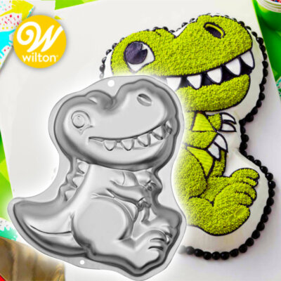 Wilton Backform Dinosaurier Motiv T-Rex Kuchenform Kinder Geburtstag