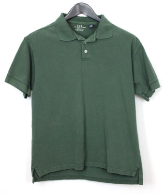 GAP Size S Men's Shirt Polo Short Sleeve Collared Green
