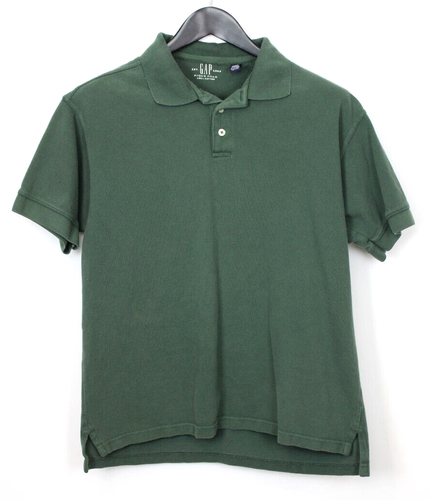Camisa polo para hombre GAP talla S manga corta cuello verde