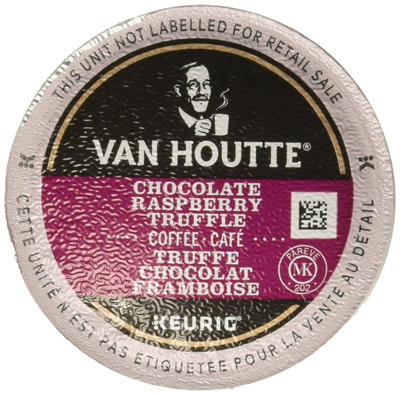 , Raspberry Chocolate Truffle, Single-Serve Keurig K-Cup Pods, Light Roast Coffe