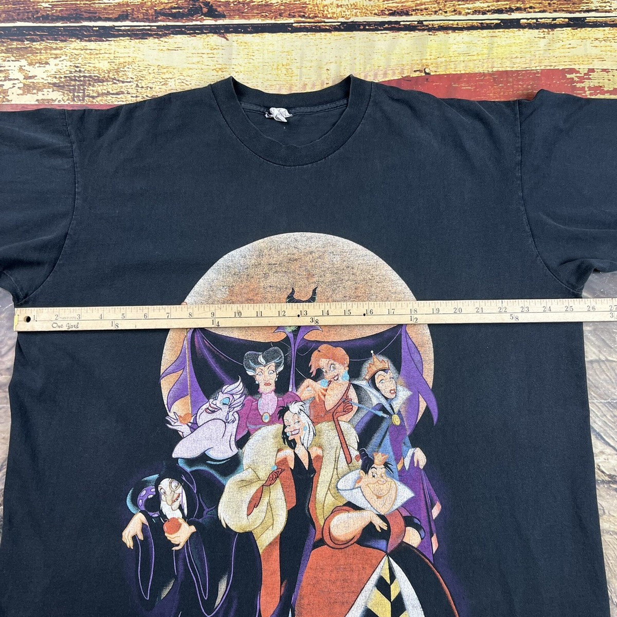 VTG 90s Disney T Shirt Lady Villains Mens 2XL Faded Single VTG 90s Disney T Shirt Lady Villains Mens 2XL Faded Single