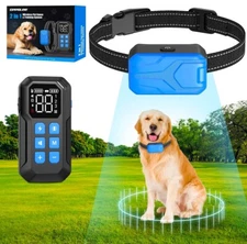 Wireless Fence for Dogs 2 in 1 Wireless Pet Collar Fence All in One Training