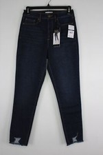 Women's Sofia Vergara Hi-Rise Curvy Ankle Jeans Dark-Wash 2S