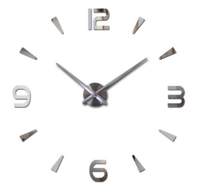 Wanduhr Groß A176 3D Wand Uhr für Wohnzimmer Wandtattoo Tattoo XL XXL 80 - 120cm