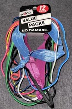 Scunci Value Pack Assorted Elastic 12 Pack No Damage Multi Color